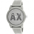 Armani Exchange Men's AX1452 Grey Rubber Japanese Quartz Dress Watch