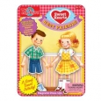 T.S. Shure Sweetheart Dolls Magnetic Dress-Ups Mini Tin