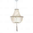 Safavieh Lush Kristi 3 Light 16.5-Inch Dia Cream Beaded Pendant