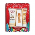 Burt's Bees Lip Balm And Lotion Holiday Gift Set - 3pc