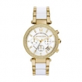 Michael Kors Women's MK6119 'Parker' Chronograph Two tone Stainless Steel Watch