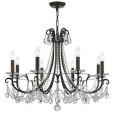 Crystorama Lighting Group 6828-CL-MWP Othello 8 Light 31