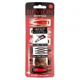 Revlon Pack Of 6 Double Grip Clips, Hair Clips, Grip Dots, Comb Teeth