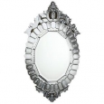 Somette Venetian Oval Clear Mirror