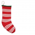 20" Red Striped Stocking Christmas Holiday Stocking