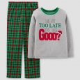 Just One You Made by Carter's Boys' 2pc Too Late To Be Good Pajama Set