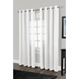 ATI Home Apollo Grommet Top Sheer Curtain Panel Pair