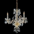 Crystorama Lighting Group 5044-CL-MWP Traditional Crystal 3 Light 16