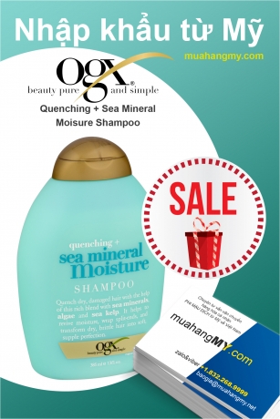 OGX Quenching + Sea Mineral Moisure Shampoo