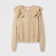 Girls' Long Sleeve Sweater Shrug - Cat & Jack Gold XL