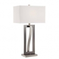 Lite Source Sandro 1-light Table Lamp Black with Polished Steel