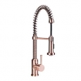 Brienza Antique Copper Residential Spring-coil Kitchen Faucet