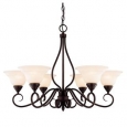 Savoy House Oxford English Bronze 6-light Chandelier