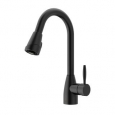 VIGO Graham Matte Black Pull-Down Spray Kitchen Faucet