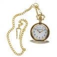 Rousseau Antique Style Pocket Watch w/ Engraved Eagle