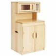 Premium Solid Maple Cupboard/Microwave