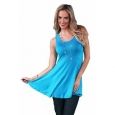 24/7 Comfort Apparel Women's Sleeveless Tunic Tank