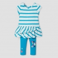 Toddler Girls Safari Maxi Dress - Fresh White 3T