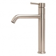 LSH Brushed Nickel European Swivel Arm Vessel Sink Faucet