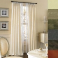 Brielle Dupioni Pure Silk-lined Pinch Pleat Curtain Panel