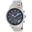 Michael Kors Women's MK5021 Silvertone Stainless Steel Quartz Watch with Mother-Of-Pearl Dial