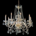 Crystorama Lighting Group 1128-CL-MWP Traditional Crystal 8 Light 26