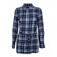 Tommy Hilfiger Women's Plaid Belted Tunic Top