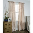 Arden Loft Torsades Collection Tan Cotton Curtain Panel