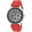Michael Kors Men's Bax MK8552 Silver Silicone Japanese Quartz Diving Watch