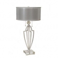 Park Lane Metal Table Lamp - Silver Leaf Finish - #288SL