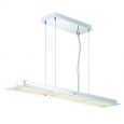 Eurofase Denso 3-Light Linear LED Chandelier, Chrome Finish