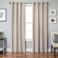 Softline Campania Chevron Grommet Top Curtain Panel (As Is Item)