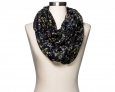 Women's Floral Fashion Scarf - A Day???Black