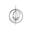 Crystorama Transitional 6-light Chrome Pendant/Chandelier