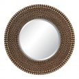 Lyon Antique Bronze Finish Wall Mirror