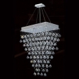 Worldwide Lighting W83222C28 Icicle 8 Light Crystal Chandelier