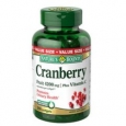 Natures Bounty Triple Strength Cranberry+Vitamin-C Value Size