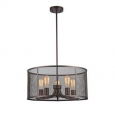 Chloe Industrial 5-light Oil Rubbed Bronze Pendant