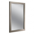 Headwest Modern Brush Nickel Wall Mirror