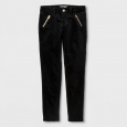 Girls' Velvet Skinny Fashion Pants - Cat & Jack Black 12