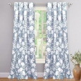 DriftAway Floral Delight Room Darkening Window Curtains, 2 Panels