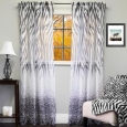 Sheer Exotic Animal Print Curtain Panel - 50 x 84