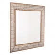 Moroccan Escamas Mirror Antique Gold