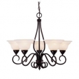 Savoy House Oxford English Bronze 5-light Chandelier