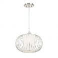 Austin Allen & Company Transitional 1-light Polished Nickel                          Pendant