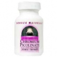 Source Naturals Chromium Picolinate Yeast Free 200 mcg - 120 Tablets