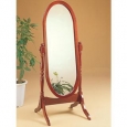 Coaster Company Cherry Oval Cheval Freestanding Mirror