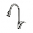 VIGO Romano Stainless Steel Pull-Down Spray Kitchen Faucet