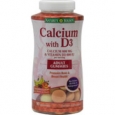 Nature's Bounty Calcium with D3 Adult Gummies Peach Banana and Cherry 90 Gummies