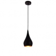 Living District Nora Collection Black 1-Light Pendant